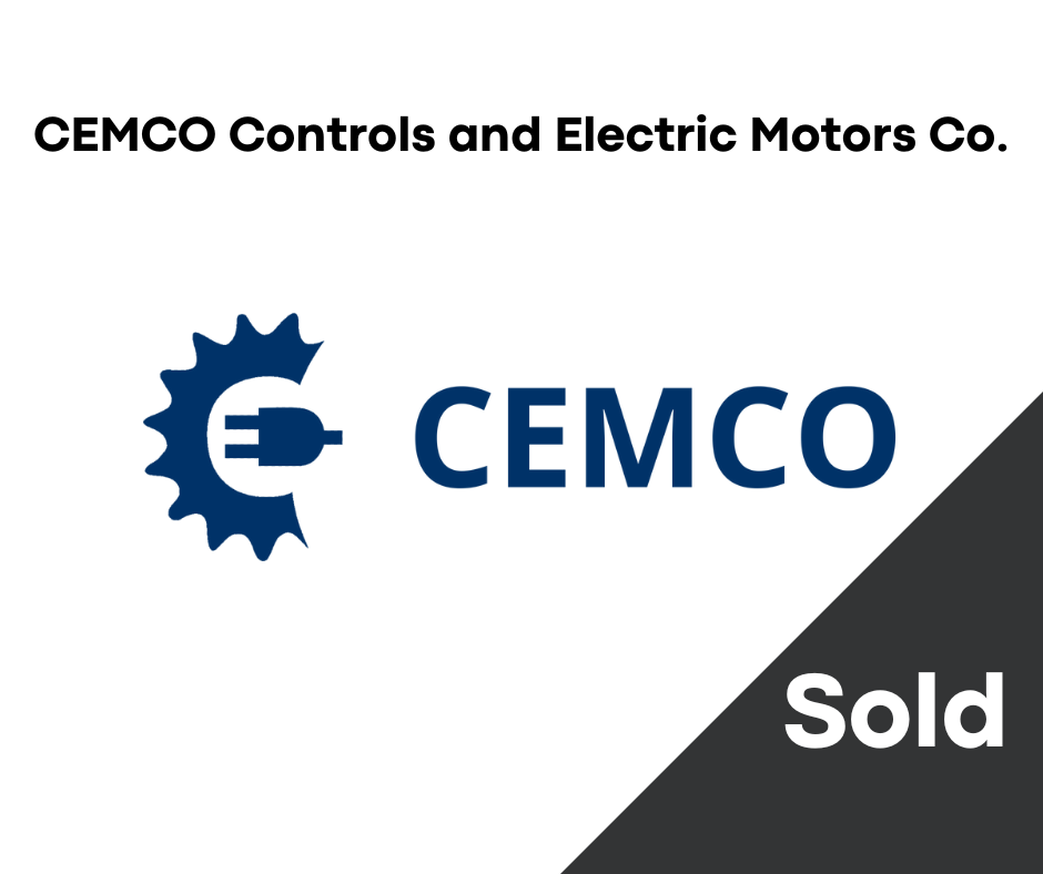 You are currently viewing CEMCO Controls and Electric Motors Co. Sold 