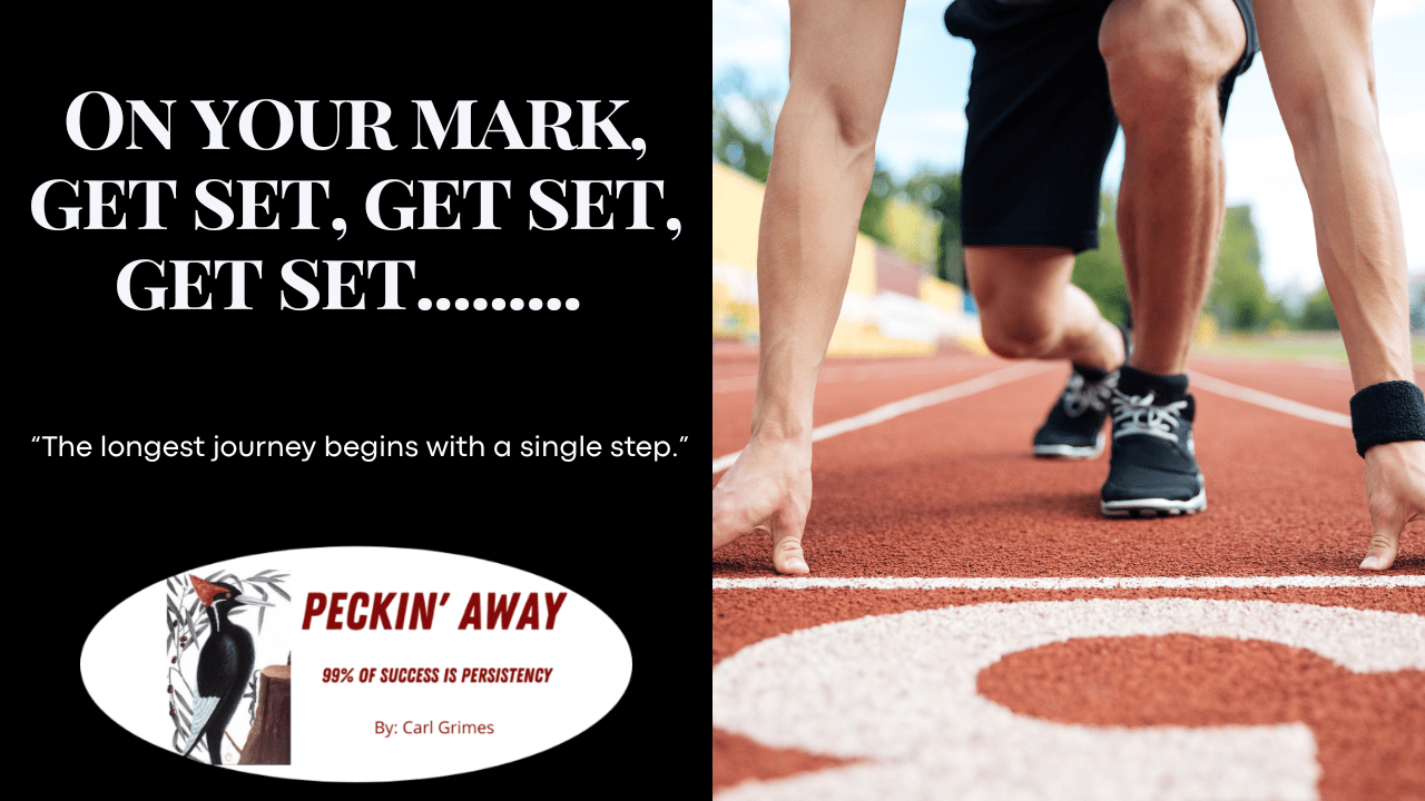Read more about the article On your mark, get set, get set, get set……..